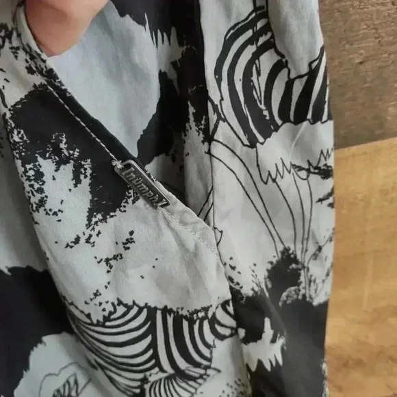 ANTHROPOLOGIE Nümph Gray And Black Cocktail Dress Size 8 EK(6 US) - Picture 5 of 12